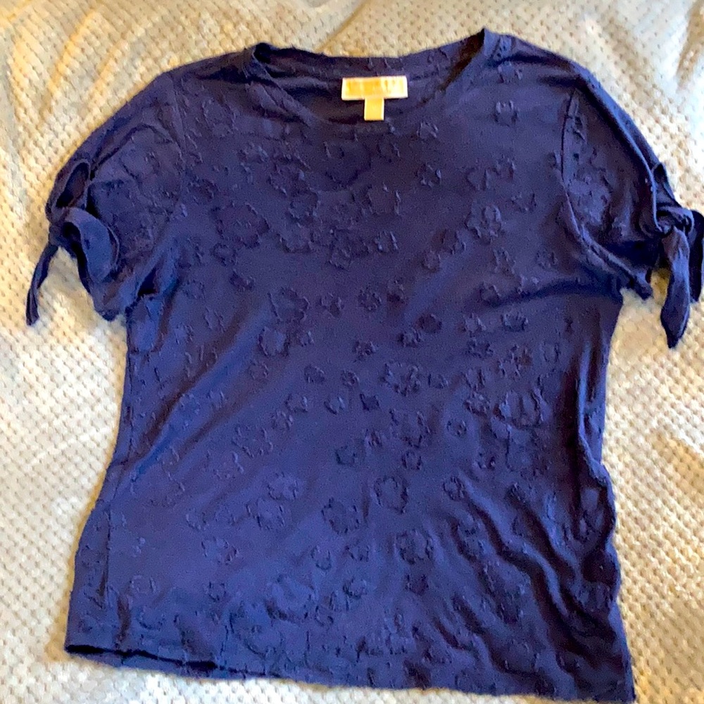 Michael Kors Blue Patterned top